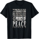 Prince Of Peace Shirt Isaiah 9:6 Christmas Bible Verse Gift T-Shirt - T-Shirt | Black