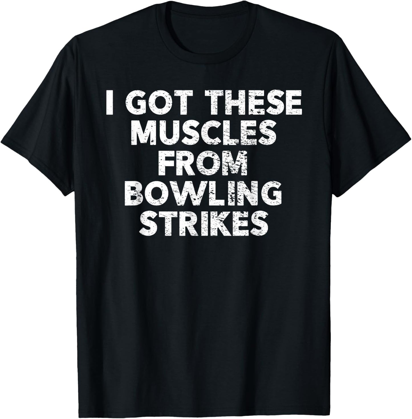Funny Bowling Shirt and Guys T-Shirt - T-Shirt | Black