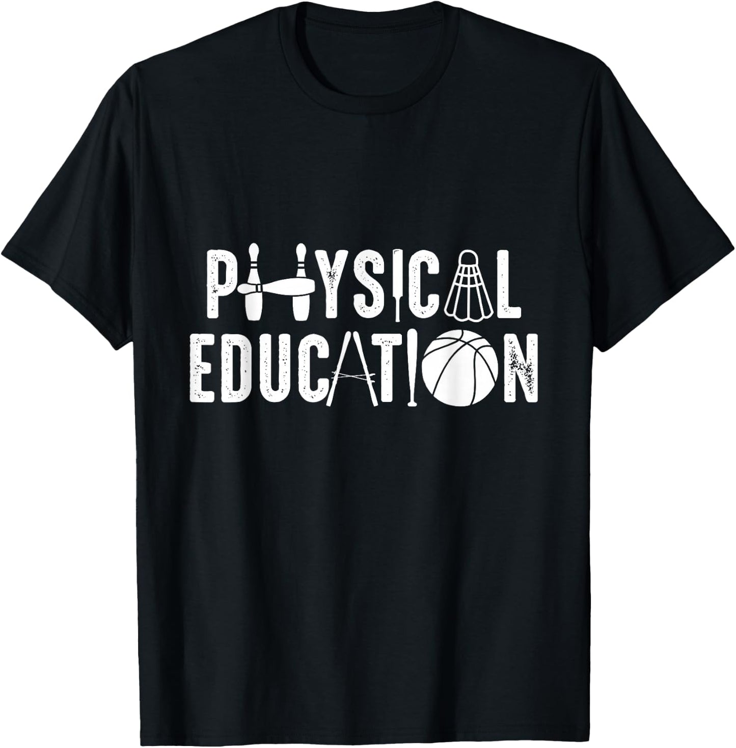 Physical Education Teacher Favorite Basketball Teaching T-Shirt - T-Shirt | Black
