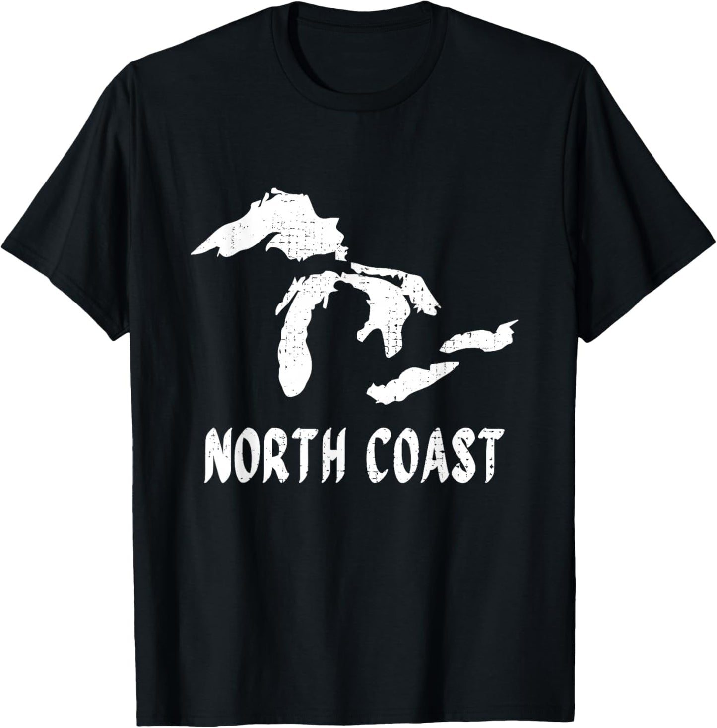 Unsalted Michigan, Great, Lakes, Michiganians, Traverse City T-Shirt - T-Shirt | Black