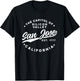 Vintage Silicon Valley San Jose California Retro USA White T-Shirt - T-Shirt | Black