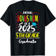 Proud Bonus Mom of a Class of 2025 5th Grade Graduate T-Shirt - T-Shirt | Black