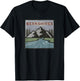 Vintage Berkshires, MA Illustration / Retro Berkshires, MA T-Shirt - T-Shirt | Black