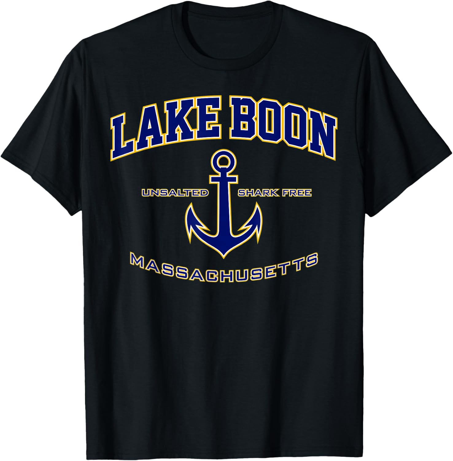 Lake Boon MA T-Shirt - T-Shirt | Black