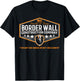 Awesome Build the Wall Trump Border Wall Construction Co T-Shirt - T-Shirt | Black