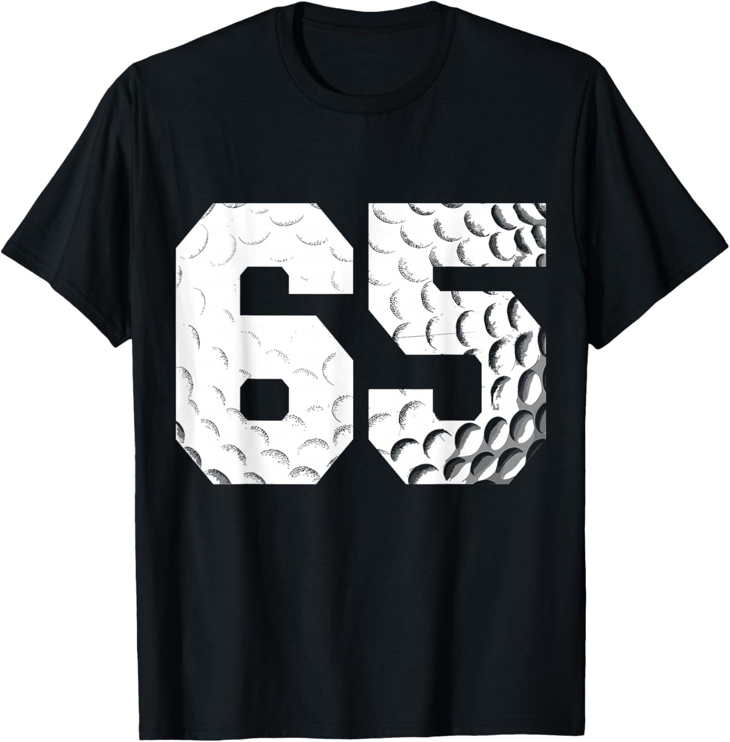 65th Birthday Men Golf Player Golf 65 Years Old T-Shirt - T-Shirt | Black