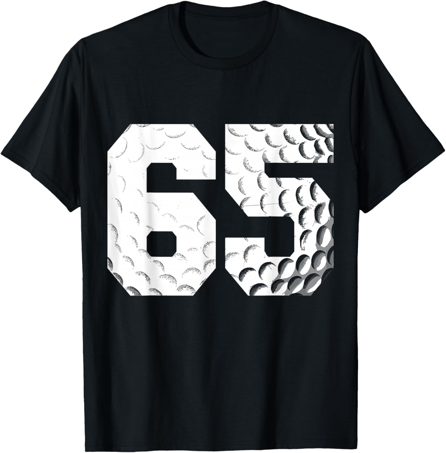 65th Birthday Men Golf Player Golf 65 Years Old T-Shirt - T-Shirt | Black