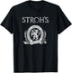 Stroh's Vintage Style - Pale Logo T-Shirt - T-Shirt | Black
