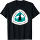 RangerTees Pacific Crest Trail Marker -Adults Black Short Sleeve Classic Fit Cotton Blend Small T-Shirt - T-Shirt | Black