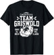 National Lampoon's Christmas Vacation Team Griswold - Men's Black Cotton Classic Short Sleeve Graphic Christmas - Small T-Shirt - T-Shirt | Black