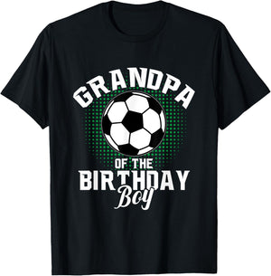 Grandpa of The Birthday Boy Soccer Lover Gifts Father's Day T-Shirt - T-Shirt | Black