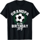 Grandpa of The Birthday Boy Soccer Lover Gifts Father's Day T-Shirt - T-Shirt | Black