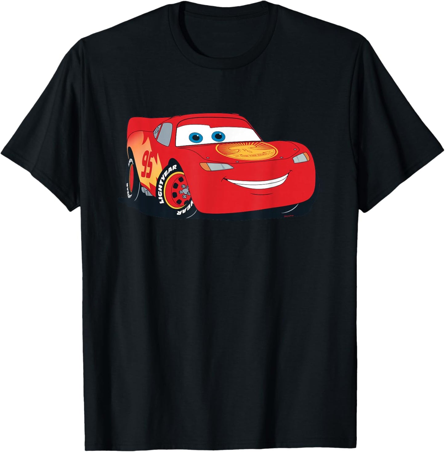 Disney and Pixar's Cars Lightning McQueen Big Pic Costume T-Shirt - T-Shirt | Black