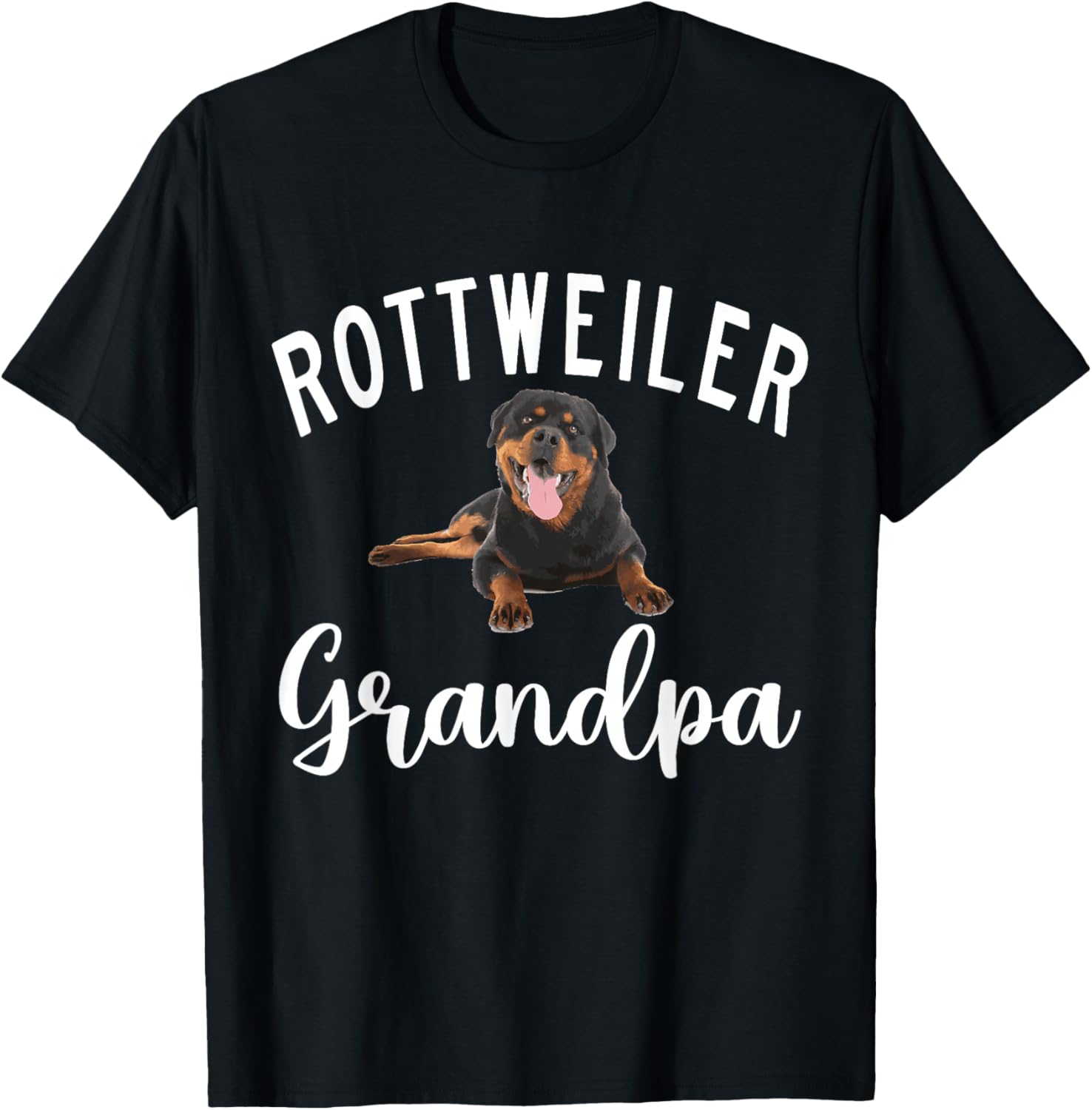 Rottweiler Grandpa T-Shirt - T-Shirt | Black