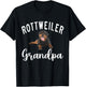 Rottweiler Grandpa T-Shirt - T-Shirt | Black