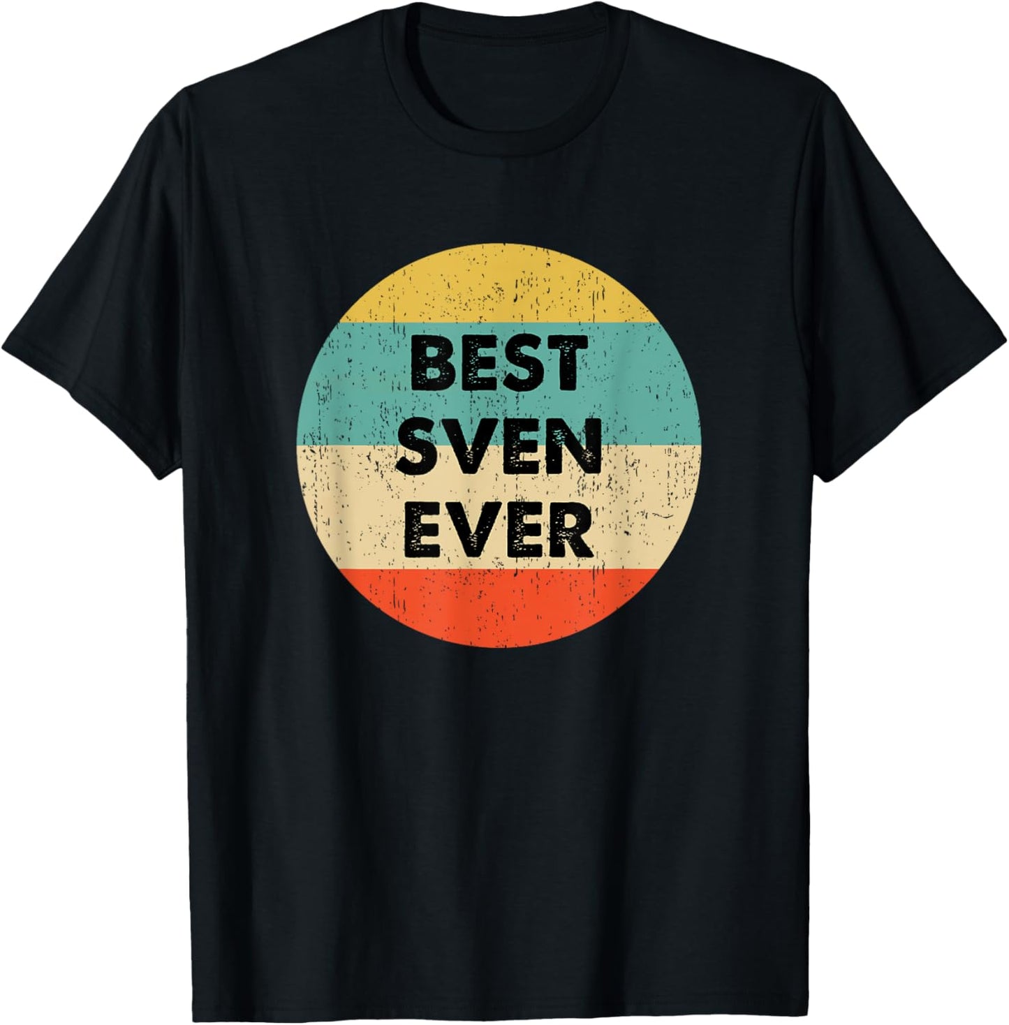Prénom Sven T-Shirt - T-Shirt | Black