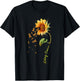 Kidney Cancer Awareness Sunflower Shirt T-Shirt - T-Shirt | Black