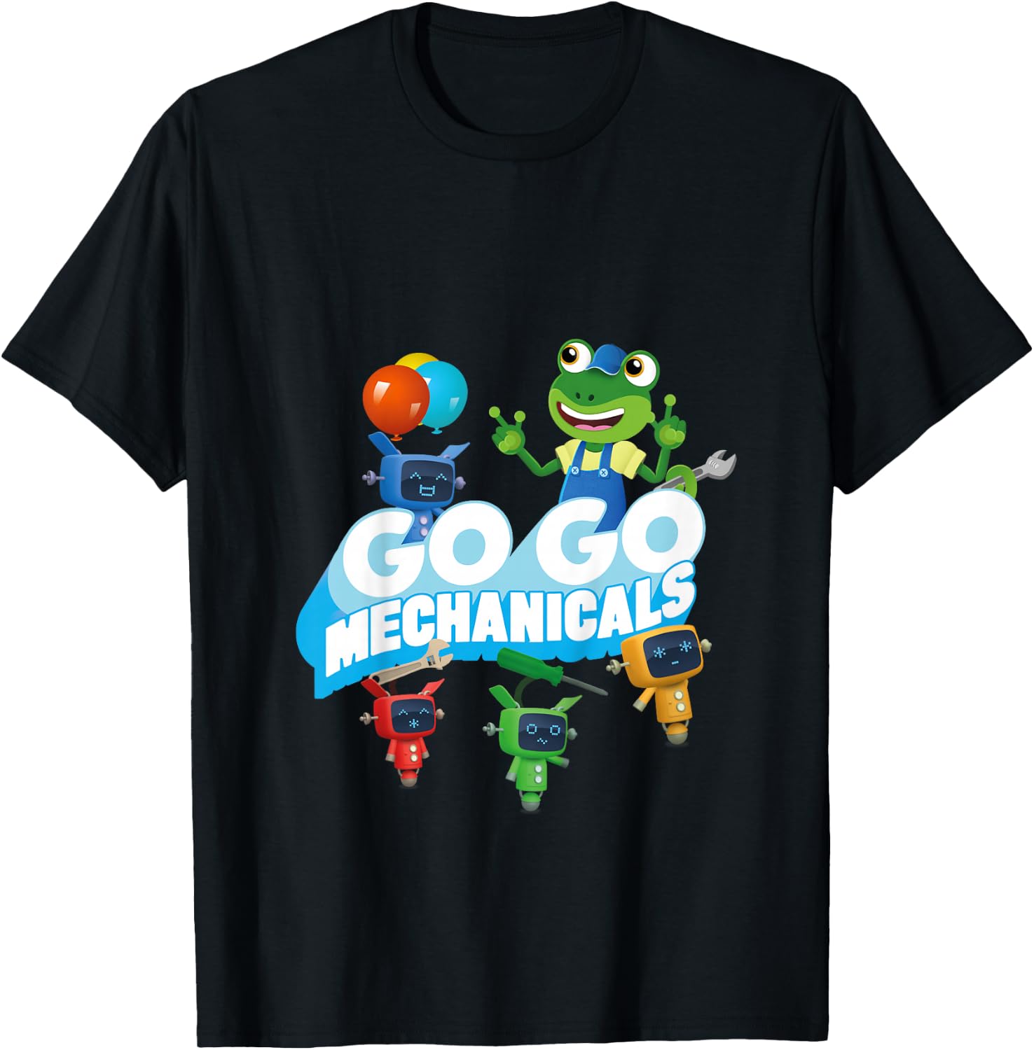 Go Go Mechanicals! T-Shirt - T-Shirt | Black