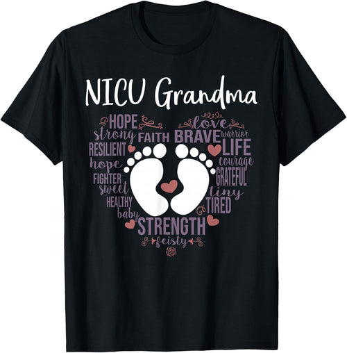 "NICU Grandma" Preemie or NICU Grandma Shirt