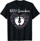 "NICU Grandma" Preemie or NICU Grandma Shirt T-Shirt - T-Shirt | Black