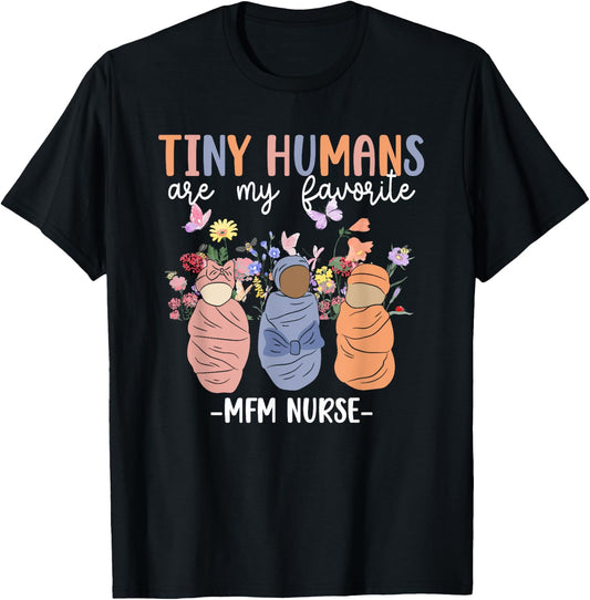 Best MFM Nurse Maternal Fetal Medicine Nurse MFM Nursing T-Shirt - T-Shirt | Black