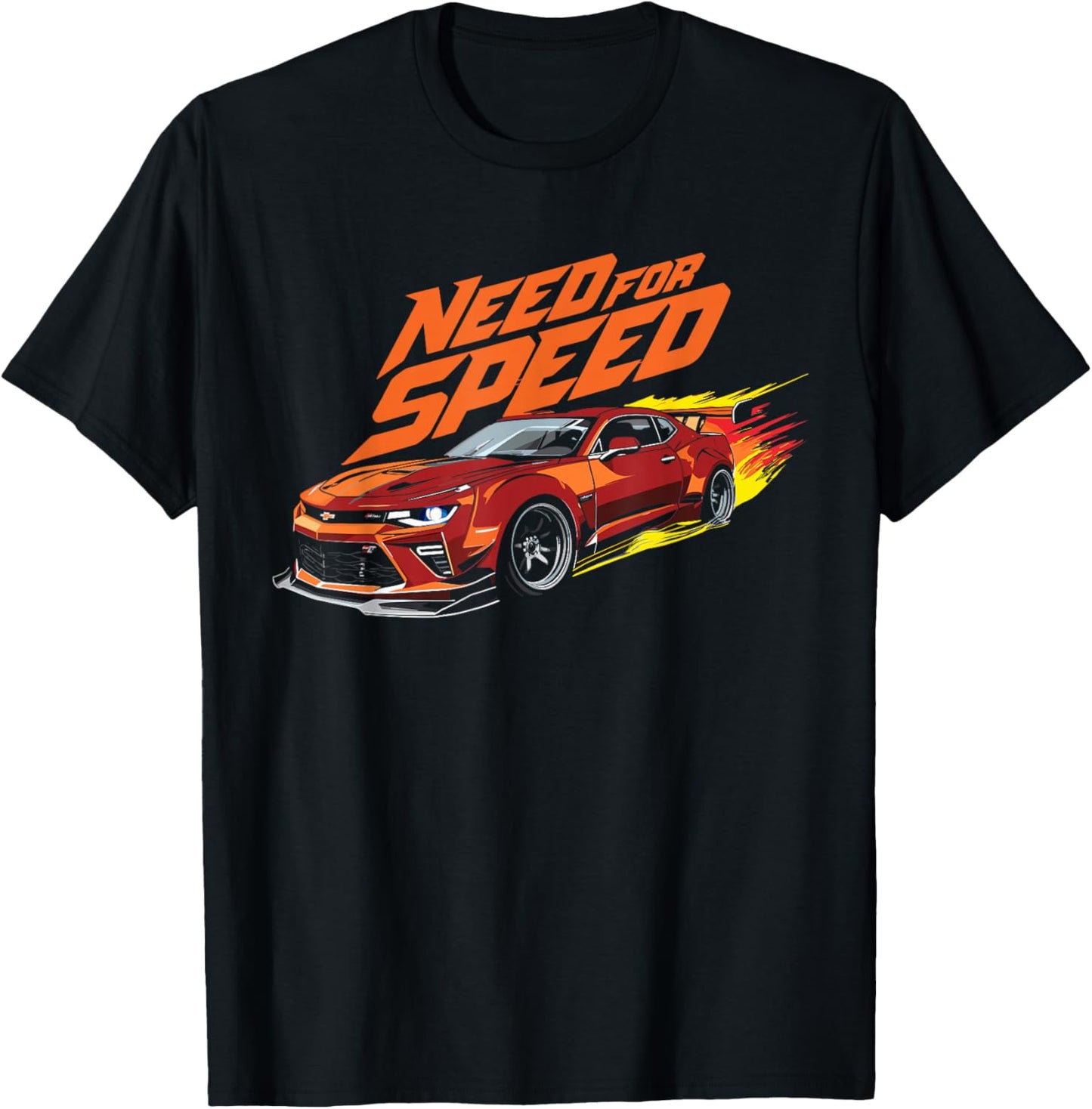 Need for Speed High-Octane Racing Graphic Design T-Shirt - T-Shirt | Black