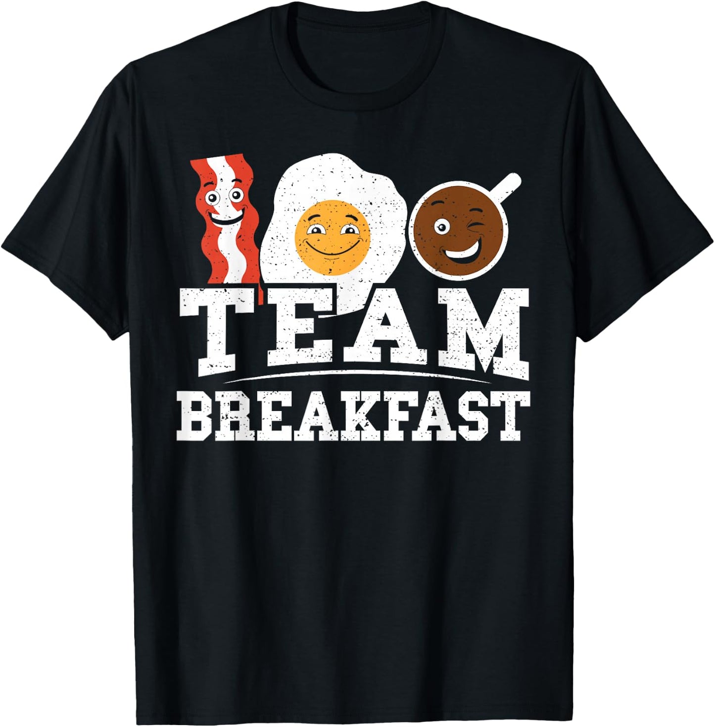 Breakfast: Team Breakfast - Eggs T-Shirt - T-Shirt | Black