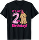 It's My 2nd Birthday Goldendoodle Lovers 2 Years Old Puppy T-Shirt - T-Shirt | Black
