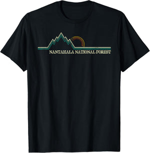 Nantahala National Forest North Carolina Hiking Camping T-Shirt - T-Shirt | Black