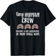Tiny Human Crew Pediatric Nursing Crew Peds Nurse Squad T-Shirt - T-Shirt | Black