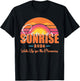 Senior Sunrise 2026 Woke Up for The Memories 2025 Graduation T-Shirt - T-Shirt | Black