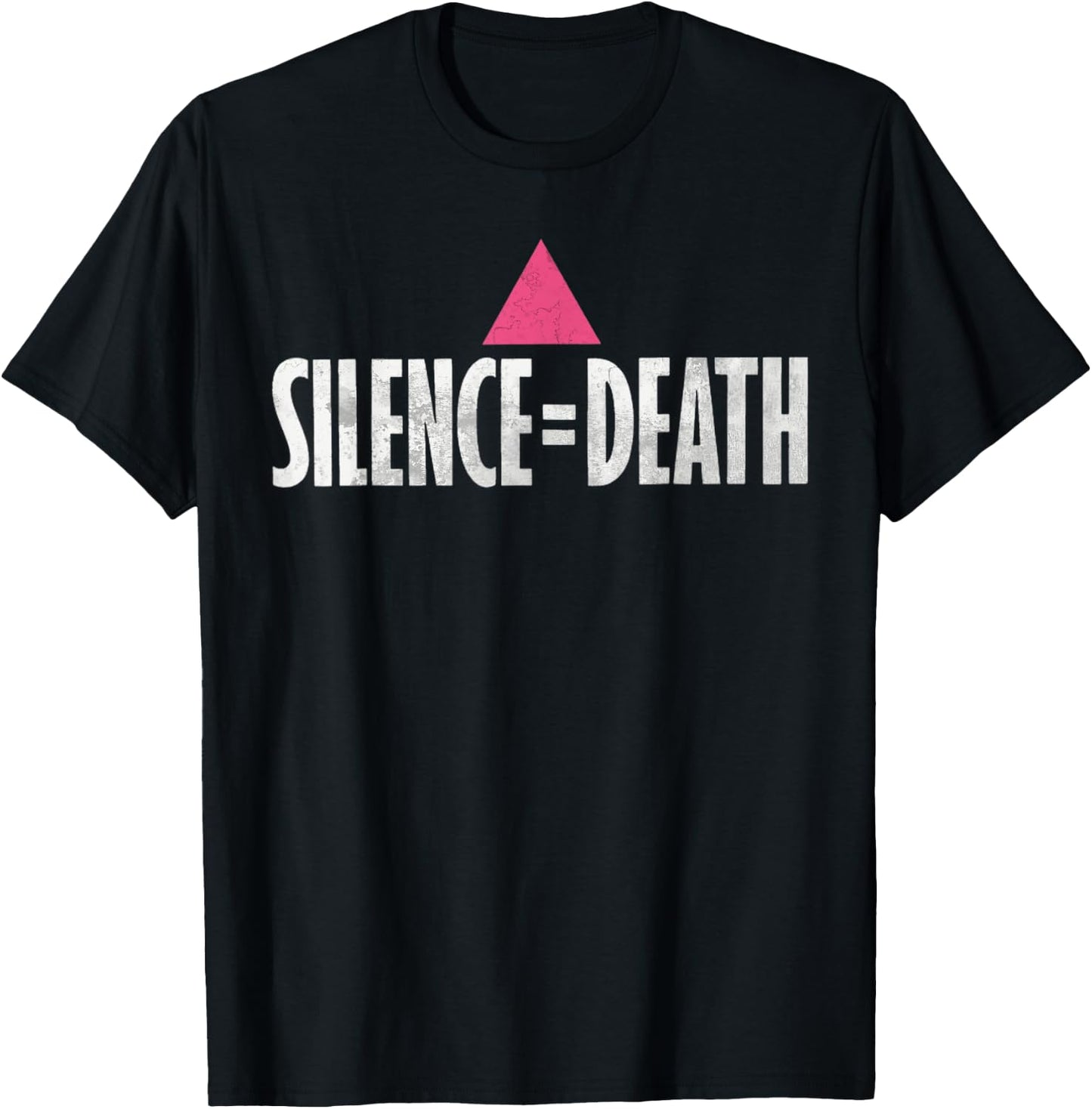 LGBTQ Shirt Men Women Gay Pride Gift Equality Silence Death T-Shirt - T-Shirt | Black
