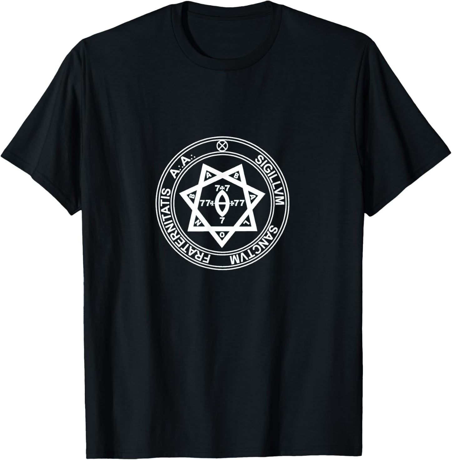 Argentum Astrum seal A.A. Thelema magick occult Will Crowley T-Shirt - T-Shirt | Black