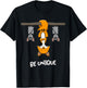 Fox Bat Animal Quote Be Unique Motivational T-Shirt - T-Shirt | Black