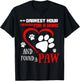 I Reached For A Hand Found A Paw Pet Puppies for Dog Lovers T-Shirt - T-Shirt | Black