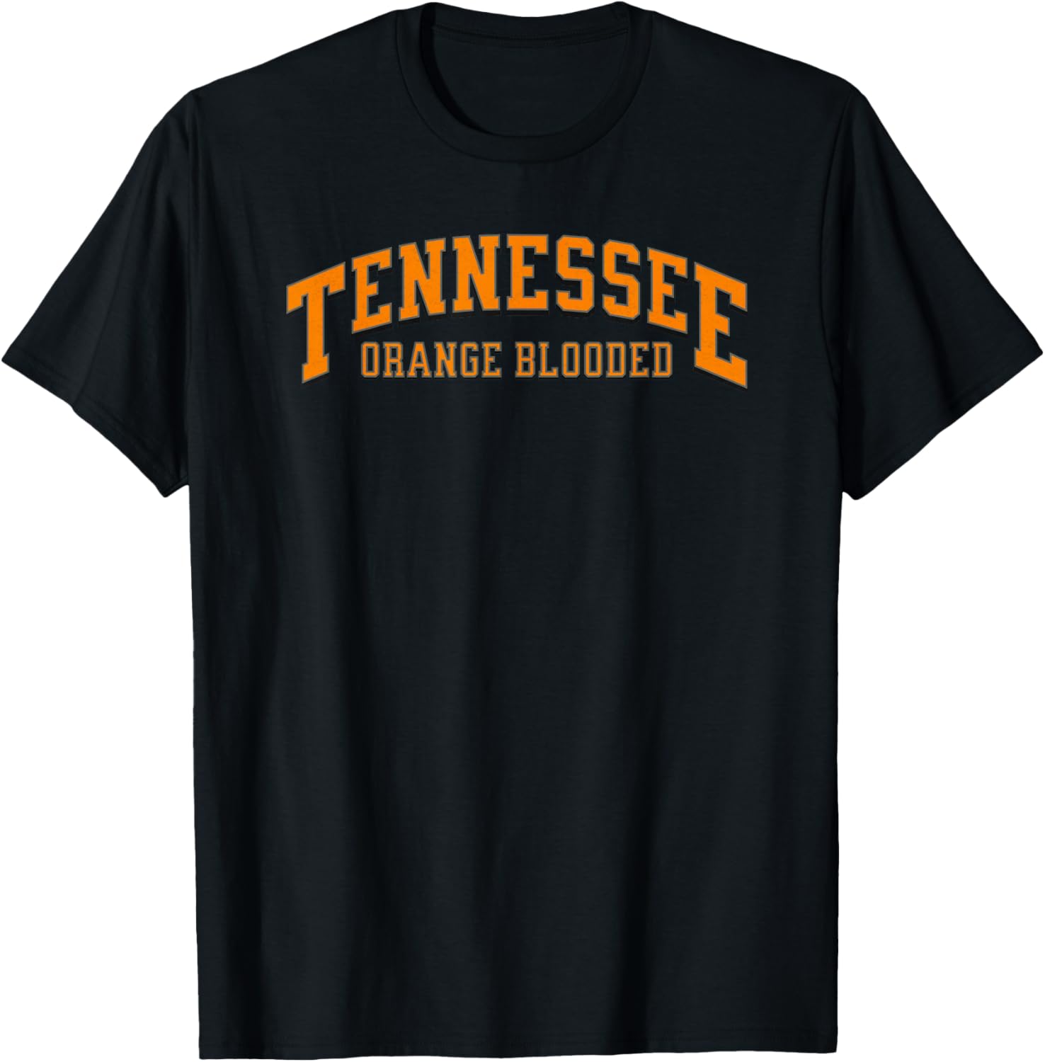 Classic Tennessee Orange Blooded, Tennessee Fan T-Shirt - T-Shirt | Black