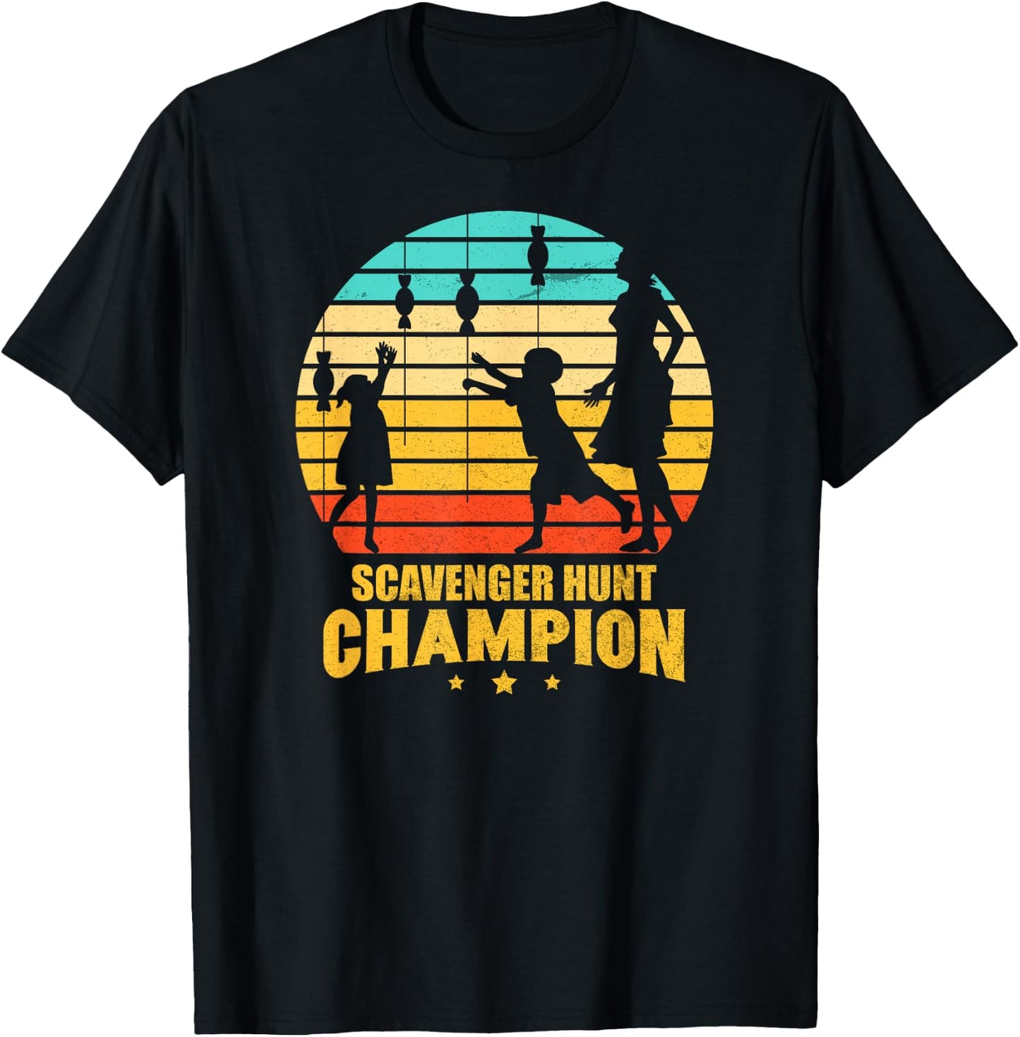 Scavenger Hunt Champion T-Shirt - T-Shirt | Black