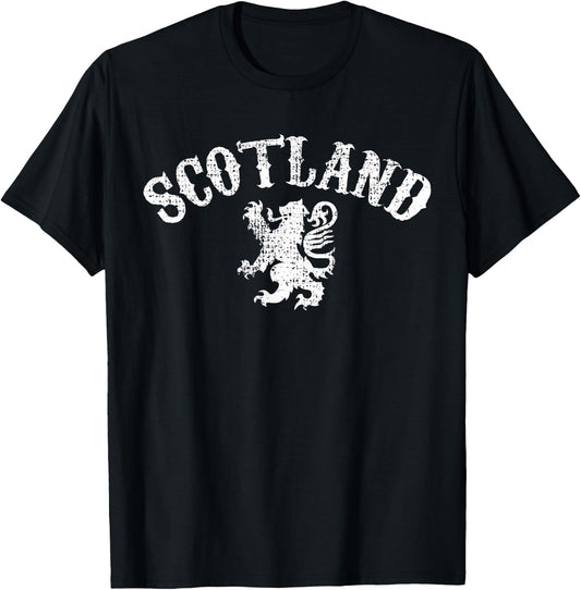 Scotland Scottish Lion T-Shirt - T-Shirt | Black