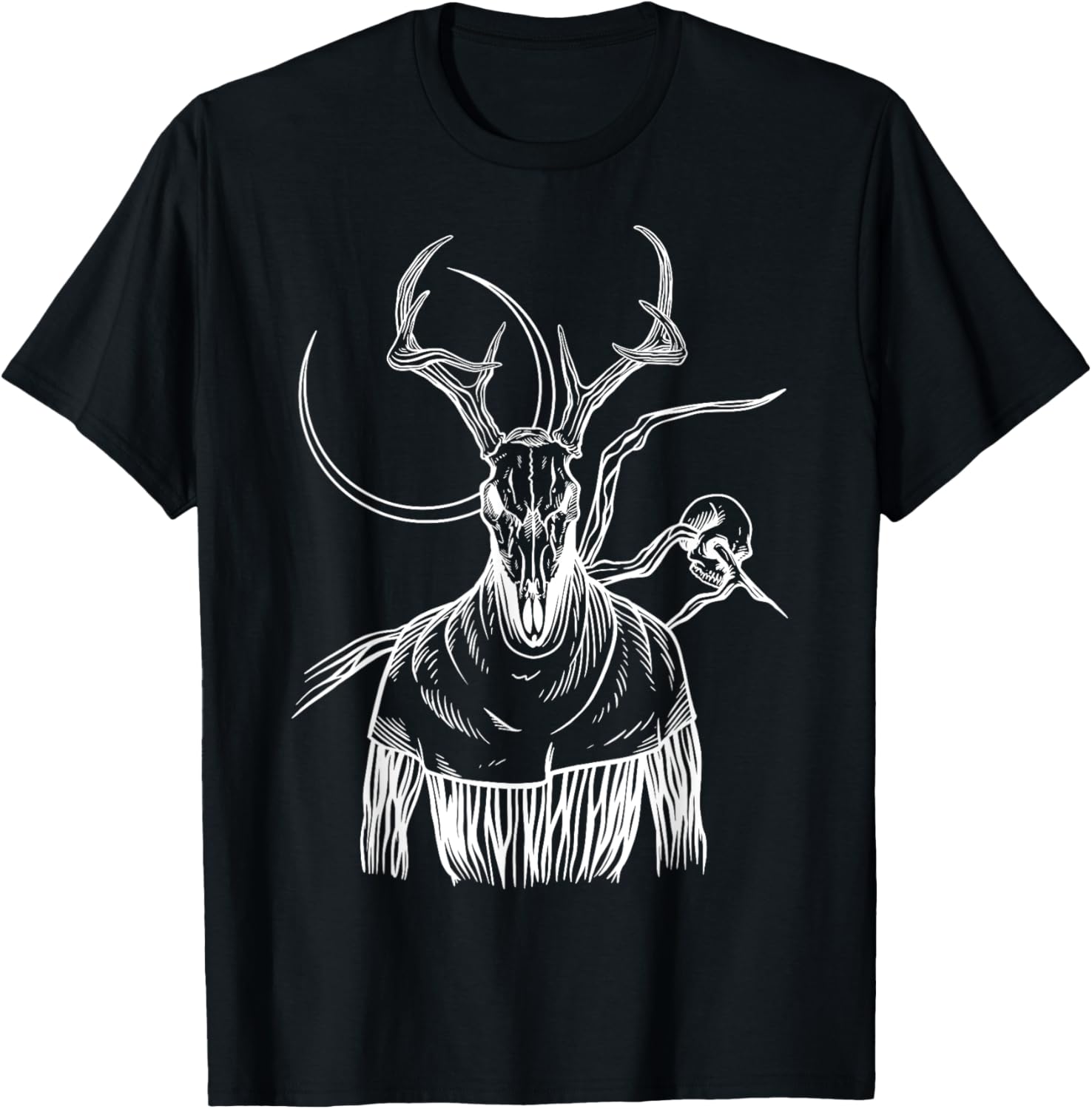 Wendigo The Cryptid Cannibal Spirit Of The Horror Forest T-Shirt - T-Shirt | Black