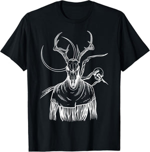 Wendigo The Cryptid Cannibal Spirit Of The Horror Forest T-Shirt - T-Shirt | Black