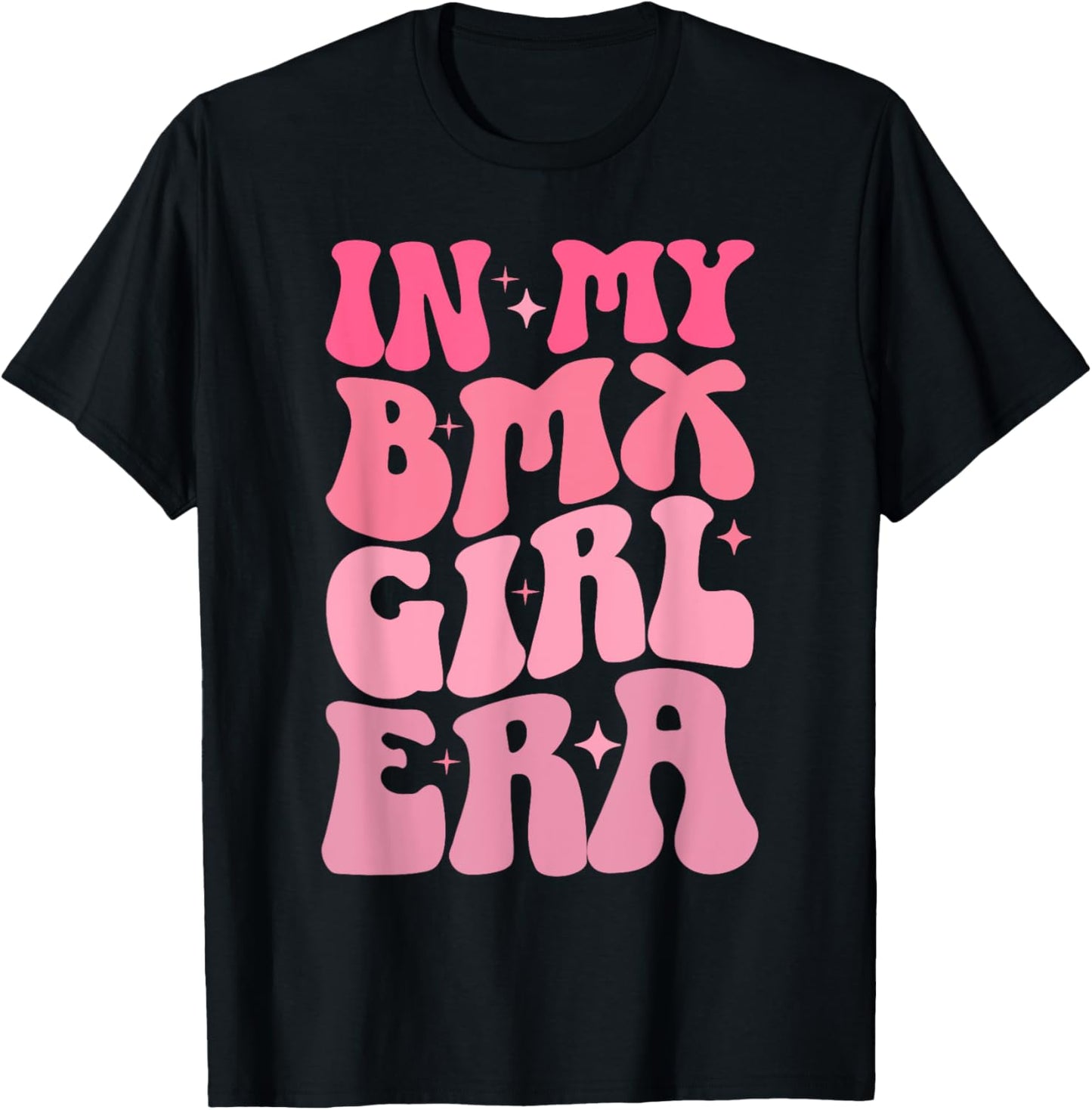 In My BMX Girl Era Bike Bicycle Stunt Racing Kids Girls T-Shirt - T-Shirt | Black