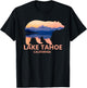 Lake Tahoe California Grizzly Bear Souvenir Gift T-Shirt - T-Shirt | Black
