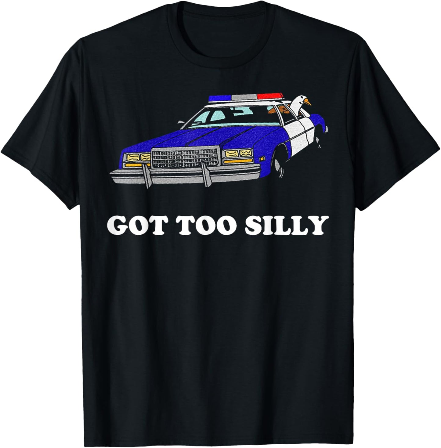 Goose Got Too Silly T-Shirt - T-Shirt | Black