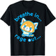 Aggretsuko Yoga Breathe In Rage Out T-Shirt - T-Shirt | Black