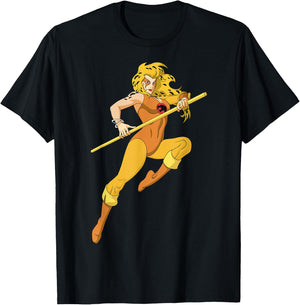 Thundercats Cheetara Portrait Small T-Shirt - T-Shirt | Black