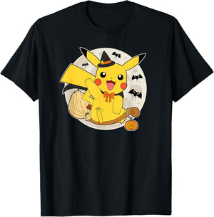 Pokémon - Pikachu Moon Witch T-Shirt - T-Shirt | Black