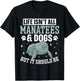 Manatee Sea Animal Dogs Manatee T-Shirt - T-Shirt | Black
