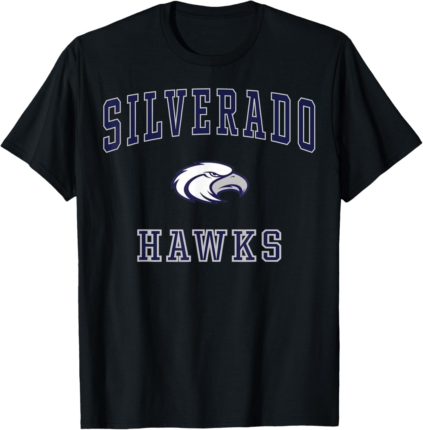 Silverado High School Hawks C1 T-Shirt - T-Shirt | Black