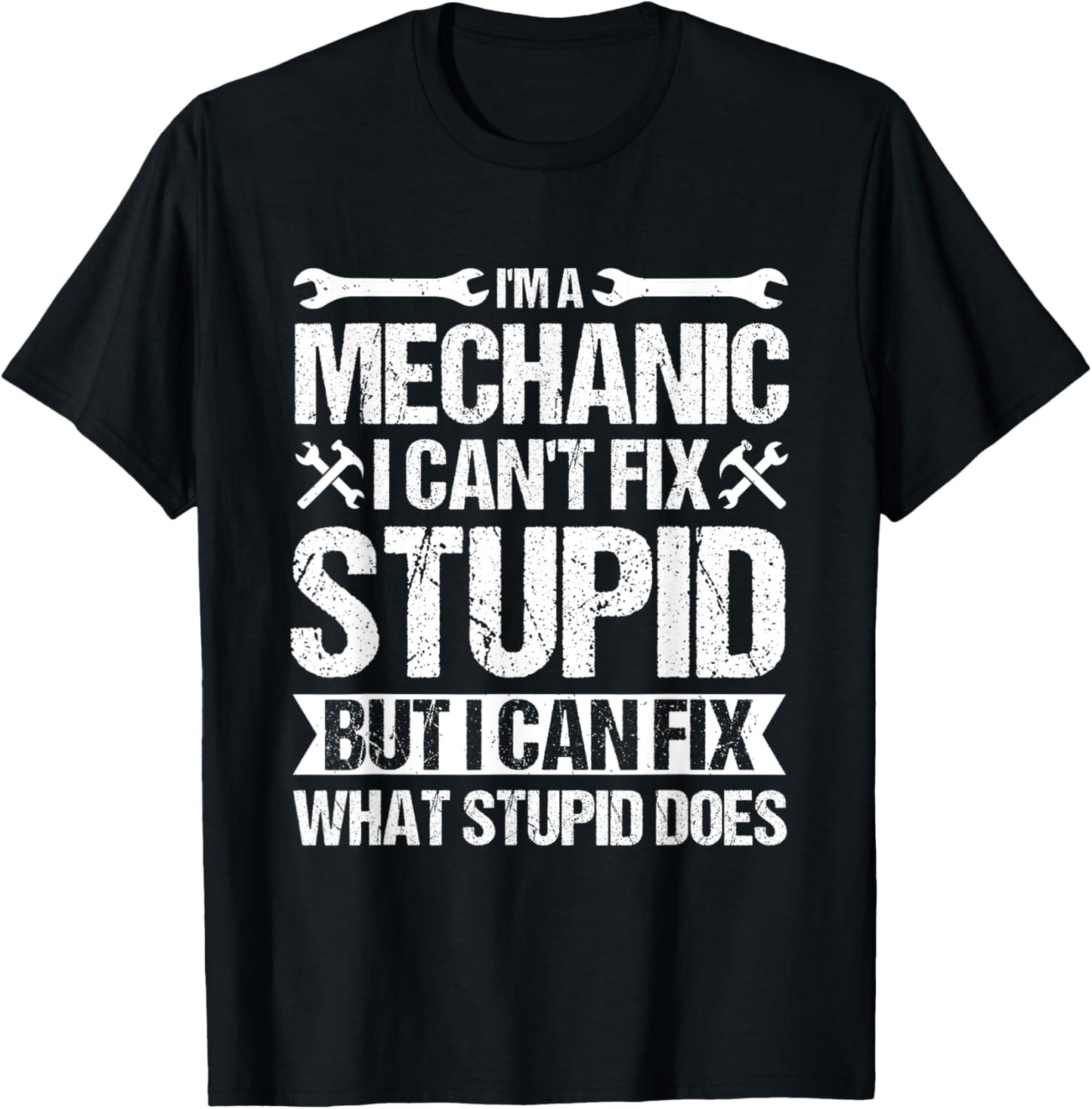 Funny Mechanic Dad Car Auto Diesel Automobile Garage T-Shirt - T-Shirt | Black