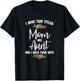 I Have Two Titles Mom Aunt Mothers Day Mama Aunty Women T-Shirt - T-Shirt | Black
